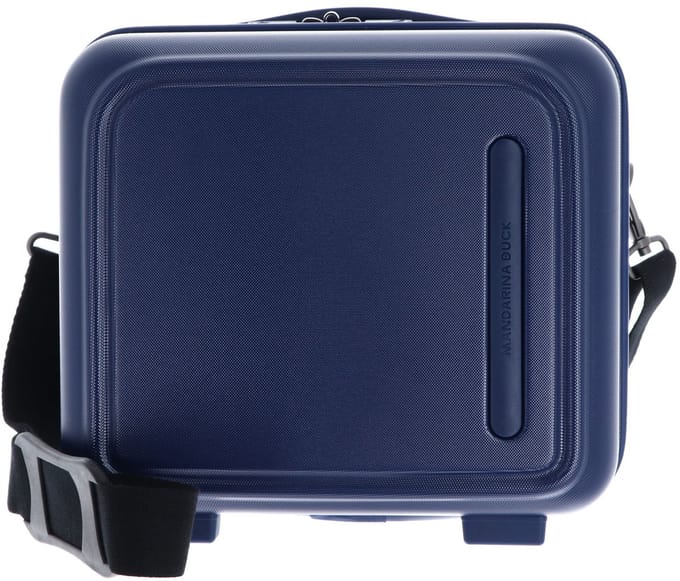 Mandarina Duck Beauty case Logoduck + Vrouw Deep Blue in Polycarbonaat