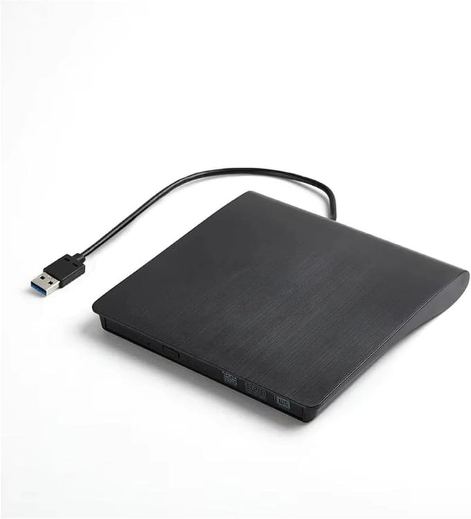 Externe DVD Brander - Optische Drive - Bestanden Archiveren - Snelle USB 3.0 - 8x Leessnelheid - Zwart