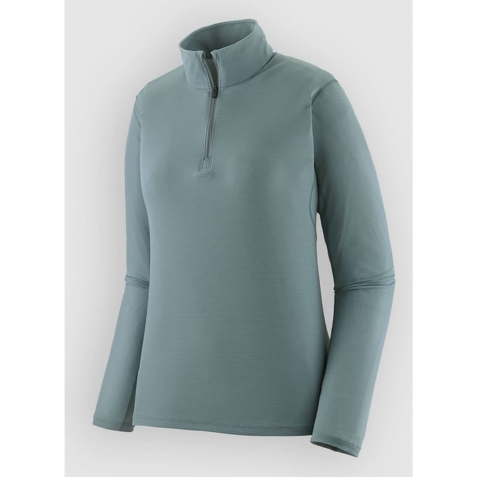 Patagonia Cap LW Zip Neck Base Layer Top blauw