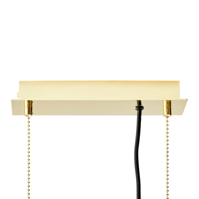 DESIGN BY US Hanglamp Limbo, marmer, bruin, 2-lamps, in hoogte verstelbaar
