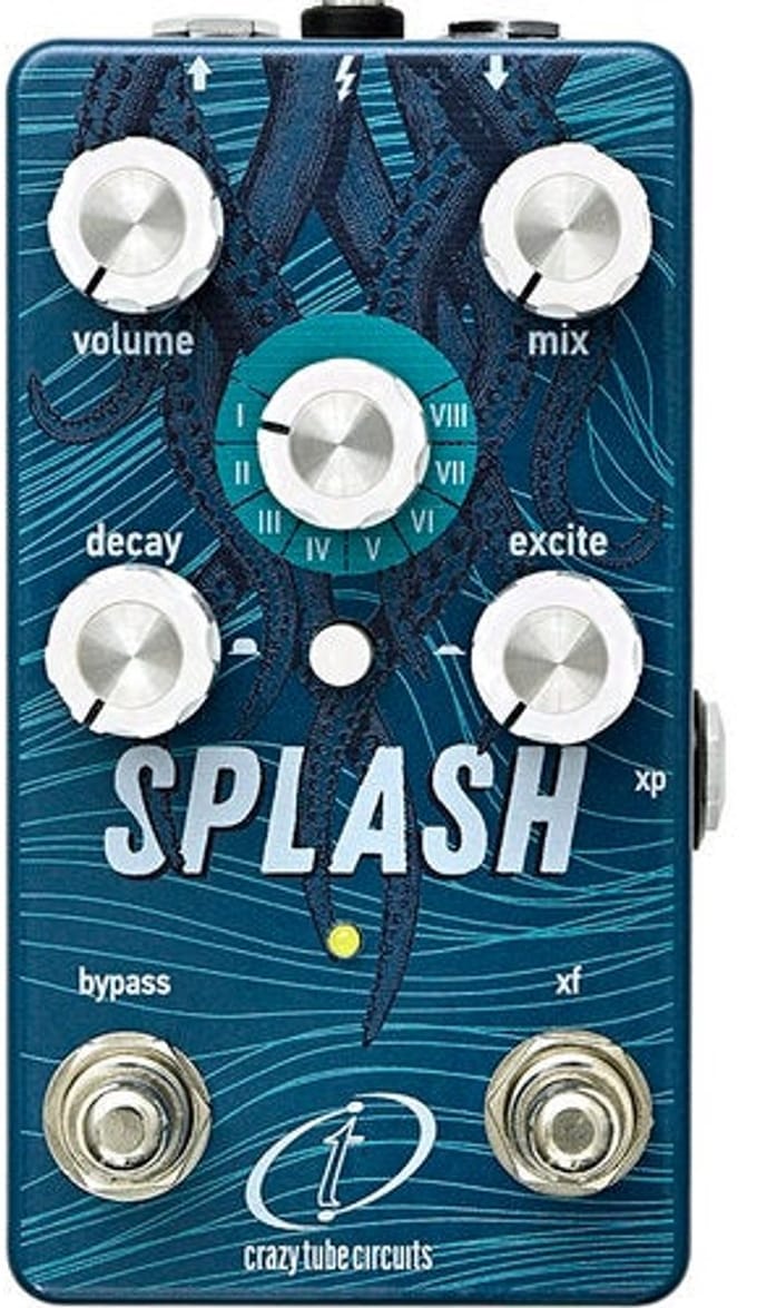 Crazy Tube Circuits Splash VIII reverb effectpedaal