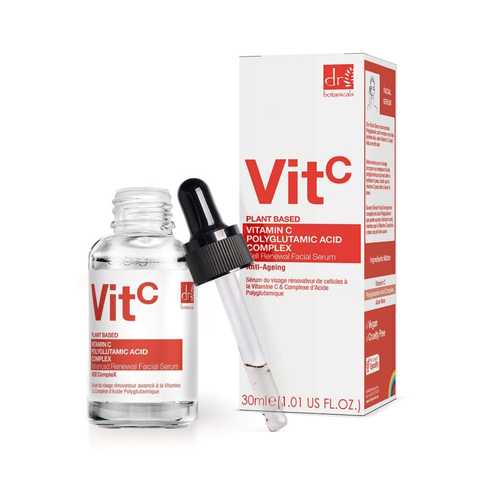 Dr. Botanicals Anti-aging vitamine C duo hydraterende crème & geavanceerd gezichtsserum set