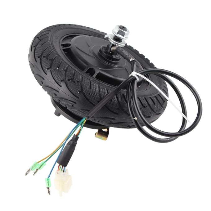 48V 350W Wiel Borstelloze Naafmotor Accessoire voor 8in Elektrische Scooter Ombouwset gray