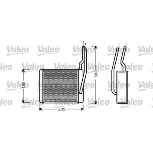 Kachelradiateur, interieurverwarming VALEO 812274