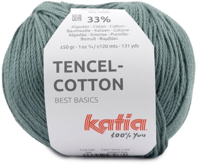 Katia Tencel-Cotton - 38 petrol - Lyocell/Katoen Garen