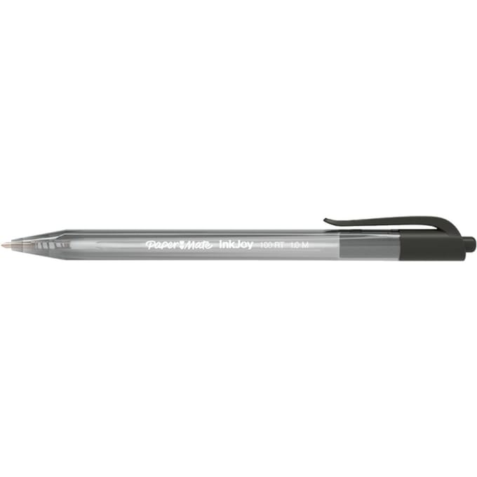 Balpen Paper Mate Inkjoy 100RT medium zwart valuepack 80+20 gratis