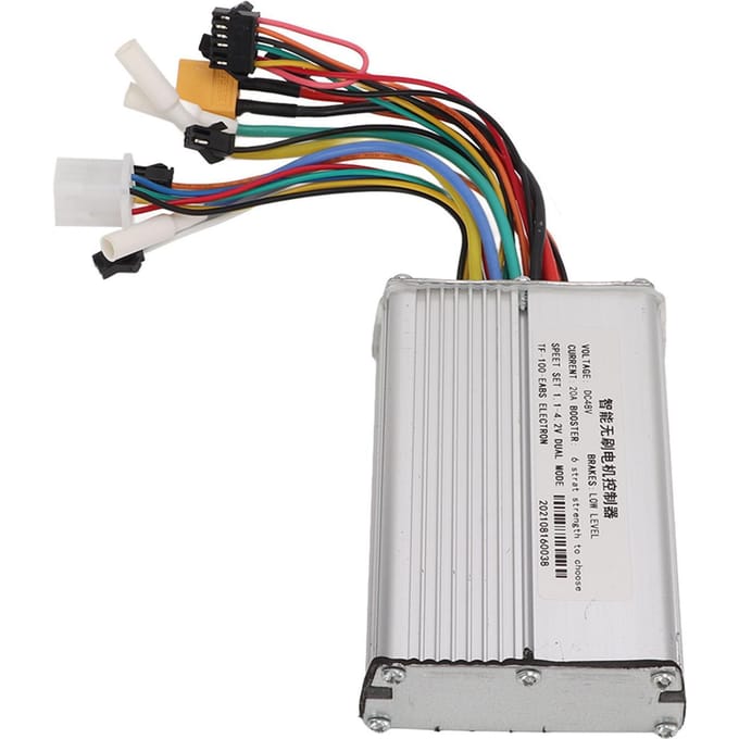 Elektrische Scooter Controller Intelligente Borstelloze Motor Controller 48V 20A voor KUGOO M4 2 Wielen wit