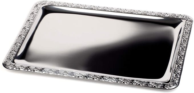 APS Serveerschaal - RVS - 63,5 x 44,5 cm - Vaatwasserbestendig - Breukvast - Stapelbaar
