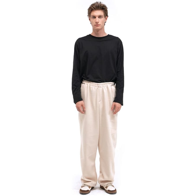 Heren Relaxed Fit Wijde Pijpen Instapbroek