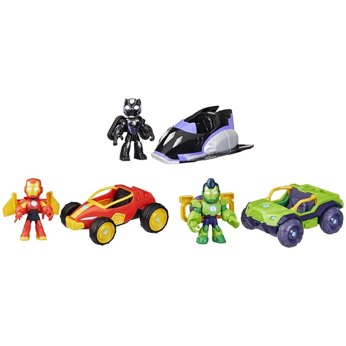 Hasbro Ironman speelgoedauto met figuur - Marvel actiefiguur.