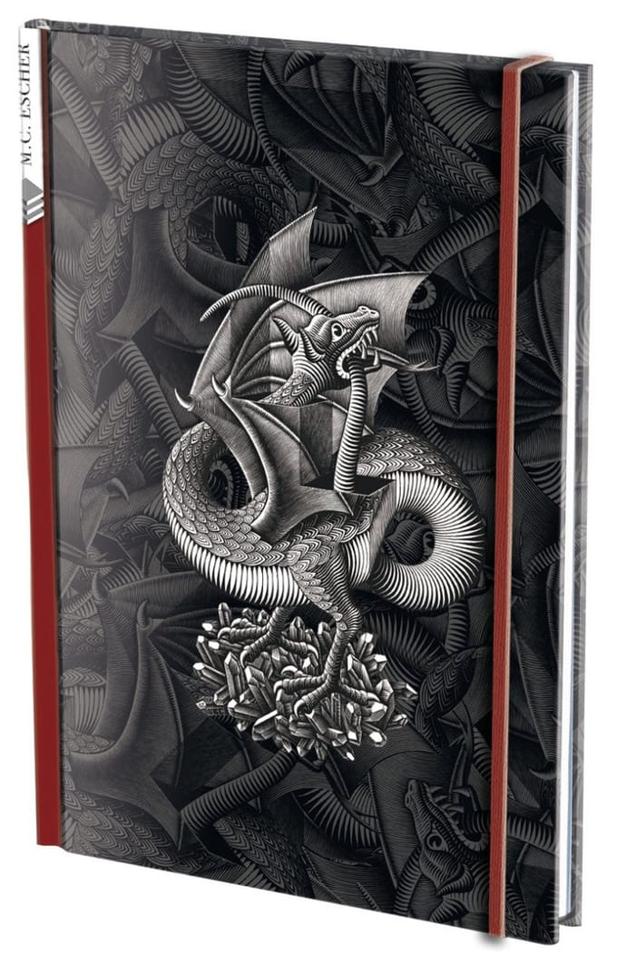 Bekking & Blitz - Notitieboek - A5 formaat - Kunst – Grafische kunst – Sterren - M.C. Escher