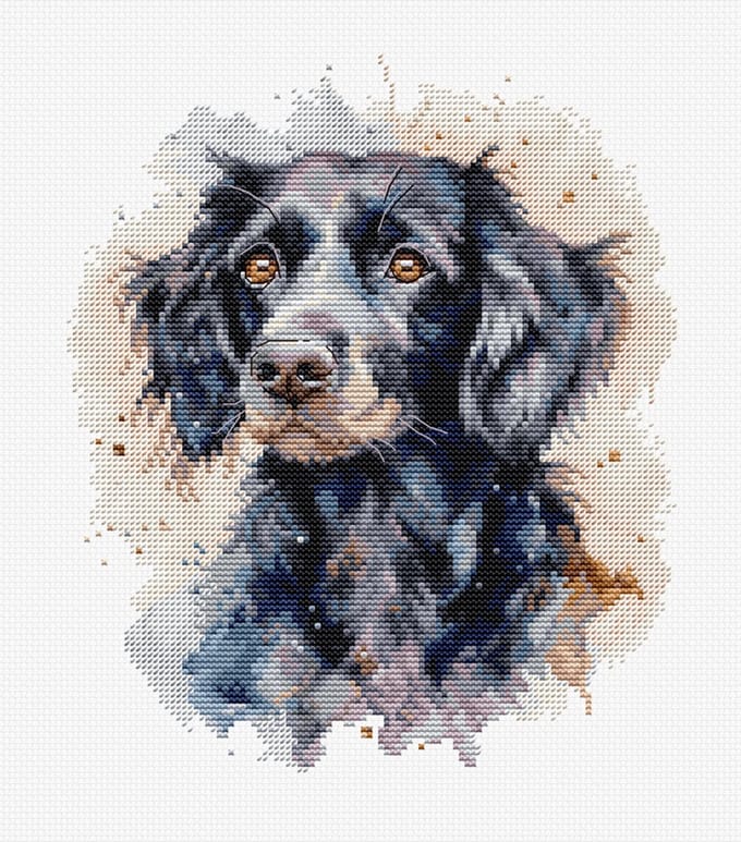 Luca-S The Border Collie borduren (pakket) BC213