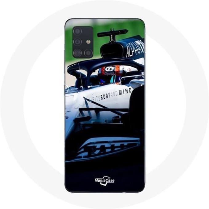 Coque - Formule 1 - Samsung Galaxy A51 - Pierre Gasly - Blanc - Rigide blanc