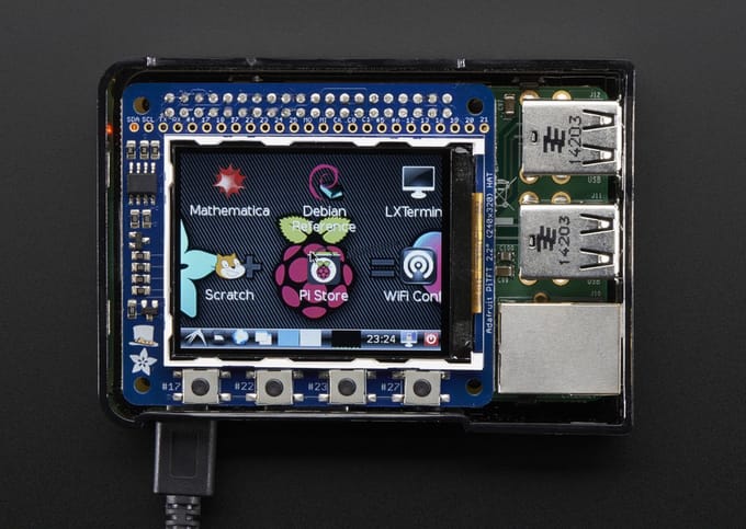 PiTFT 2.2 inch HAT Mini Kit - 320x240 2.2 inch TFT - No Touch Adafruit 2315