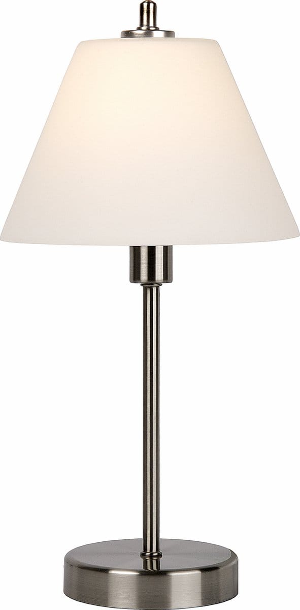 Lucide TOUCH - Tafellamp - Ø 22 cm - 1xE14 - Mat chroom