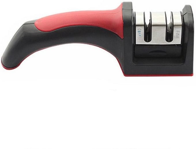 Professionele Messenslijper - 2 Slijpkoppen - Anti-Slip - Rvs -