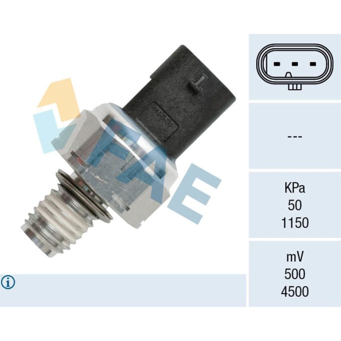 Sensor, brandstofdruk FAE 15612