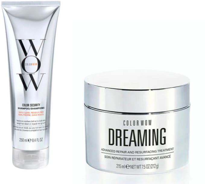 Color Wow Duo Color Security Shampoo + Dreaming Advanced Repair & Resurfacing Treatment 215ml | Extra voordelig