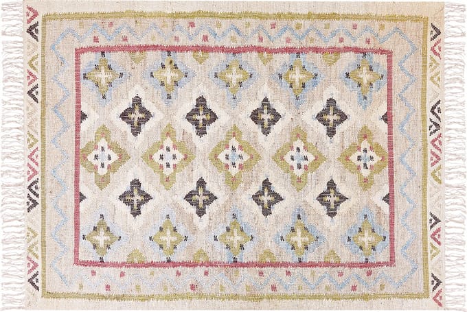 TERKOS - Jute vloerkleed - Multicolor - 160 x 230 cm - Jute
