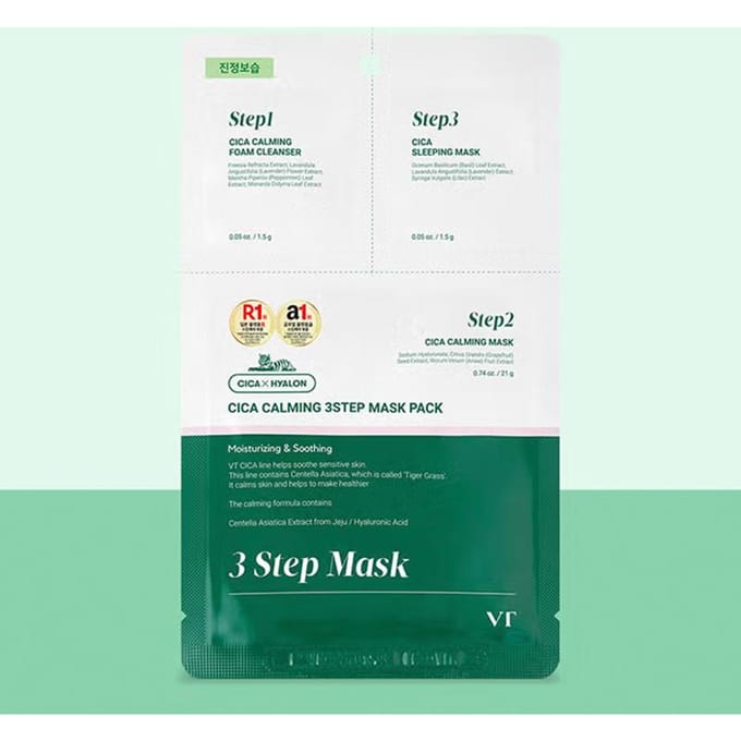VT Cica Kalmerend 3-Staps Masker 10 Stuks white