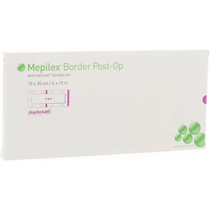 Mepilex Border Post-op Verb 10x20cm 5 496405