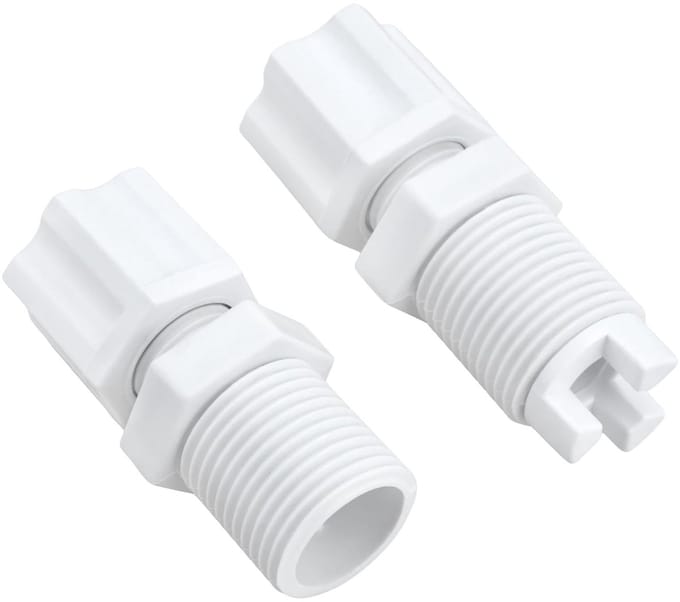 Dailygoods- Terugslagklep 2 stuks - Chlorinator - Compressie Moer