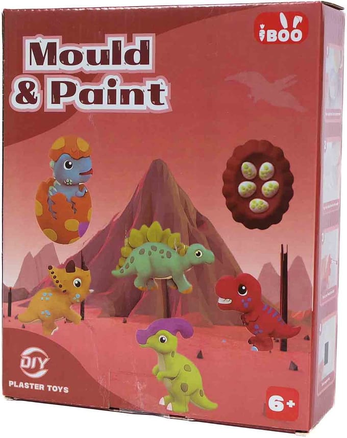 PIA Soft Toys - Dinosaurus Gips Gieten Set 18 x 22 x 6 cm