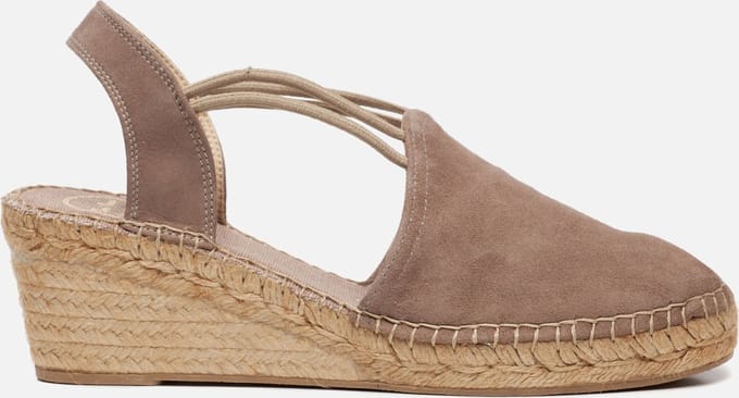 Toni Pons Tremp Dames Espadrilles - taupe - Maat 40