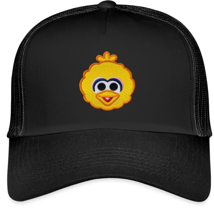 Sesamstraat Grote Vogel Borduurwerk Trucker Cap