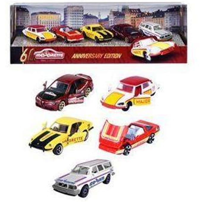 Majorette Auto Anniversary Edition 5 stuks Kant-en-klaar model Personenauto (model)