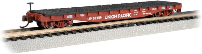 N-schaal Platte Wagen voor Treinset - 15,7 m Open Laadplatform