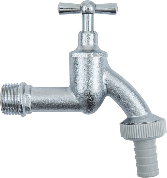 Waterkraan met Vergrendelingshendel 1/2 inch Chroom