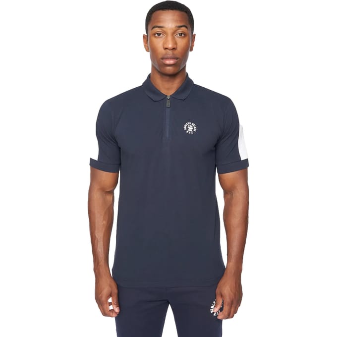 Henleys Heren Calyer Poloshirt (Marine)