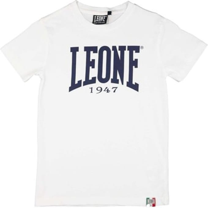 T-shirt Korte Mouw Leone 1947 Boy Short Sleeves Big Logo