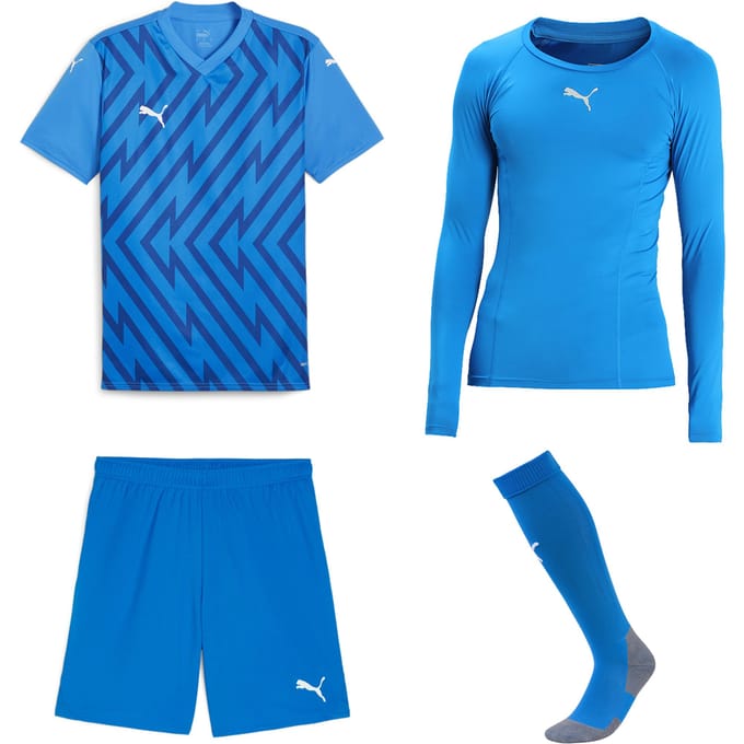 Puma Team Glory Keeperstenue Blue - Keepershandschoenen - Maat M