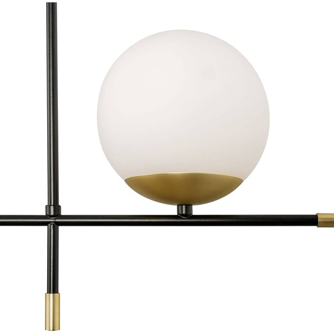 Maytoni Nostalgia hanglamp 2-lamps van glas