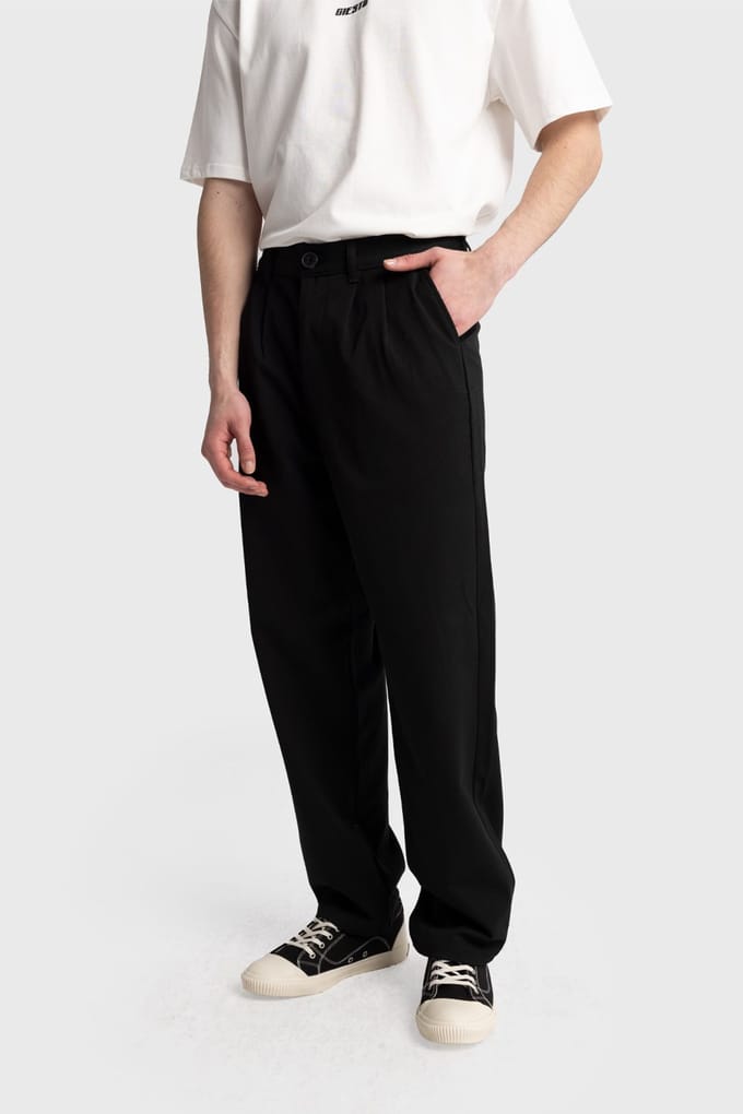 Gestrikte Rechte Pantalon