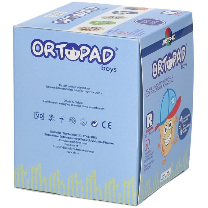Ortopad Boys Regular Oogpleister 5+ Jaar 50 Pleister