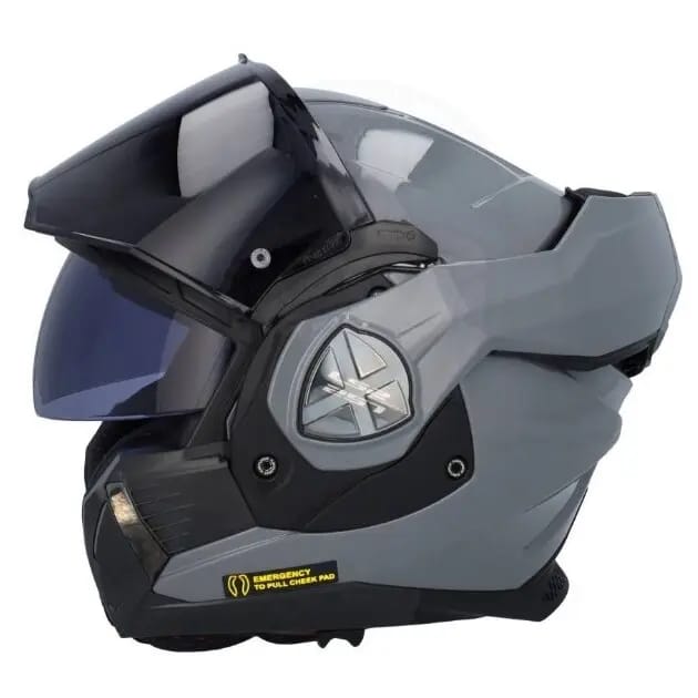 LS2 FF901 Advant X Solid Nardo Grijs 06 Systeemhelm - Maat M - Helm