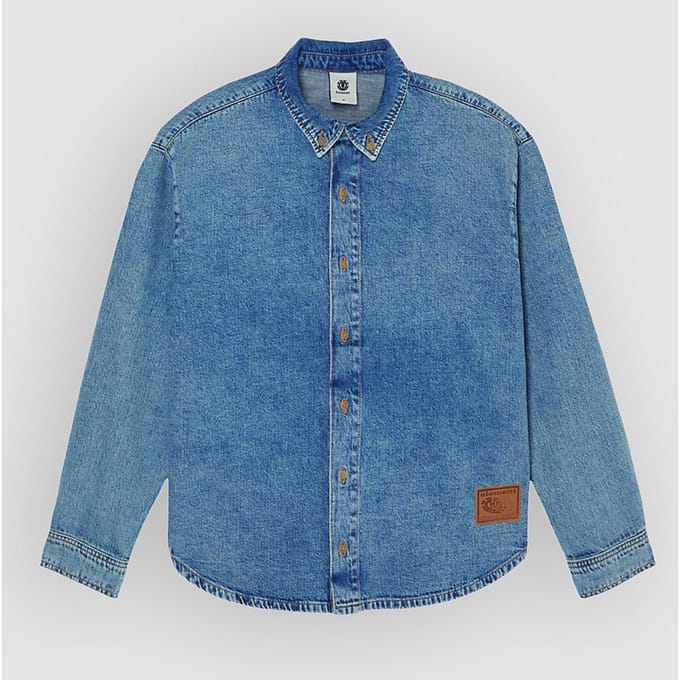 Element Relax Denim Shirt blauw