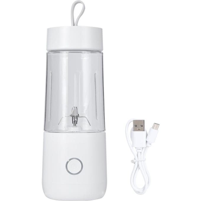 350ml Draagbare Mini Fruitpers USB Juicemaker Blender Elektrische Juicebeker voor ThuisWit wit