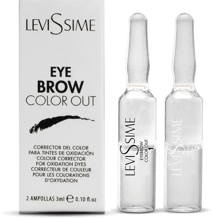 2-fasen kleurcorrectie wenkbrauwen 2 ampullen Levissime 6 ml