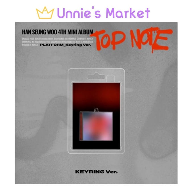 HAN SEUNG WOO - TOP NOTE PLATFORM_Sleutelhanger Versie 1EA gray