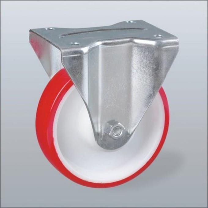 PU bokwiel - 200mm - 300kg