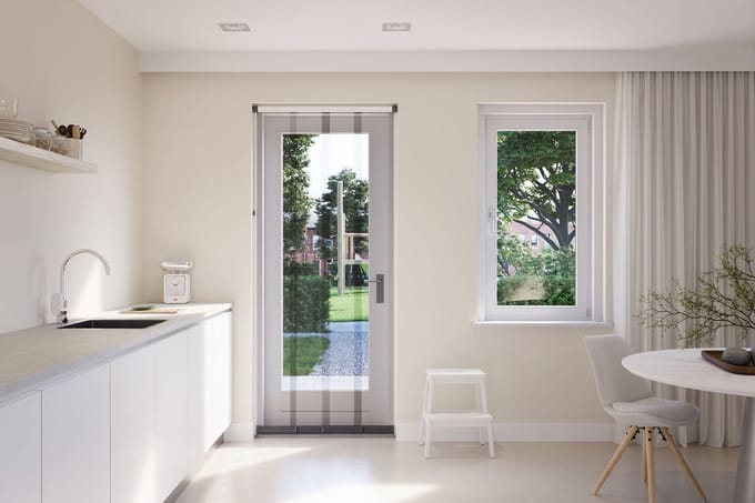 Bruynzeel lamellenhor deur S700 95x235 cm grijs