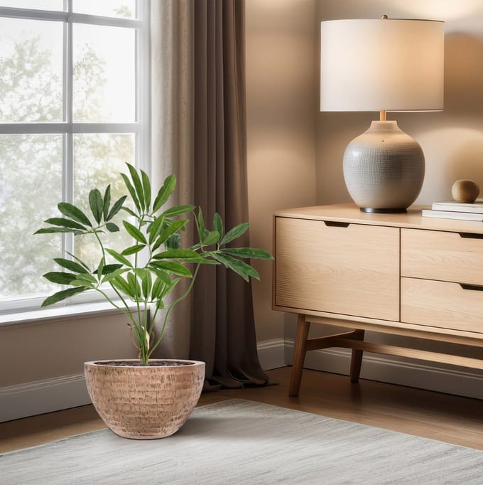 Philodendron Fun Bun Kunstplant 80cm Deluxe
