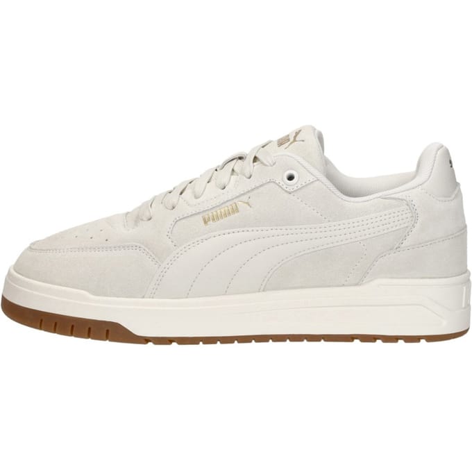 Puma Shuffle Downtown suede heren sneakers wit