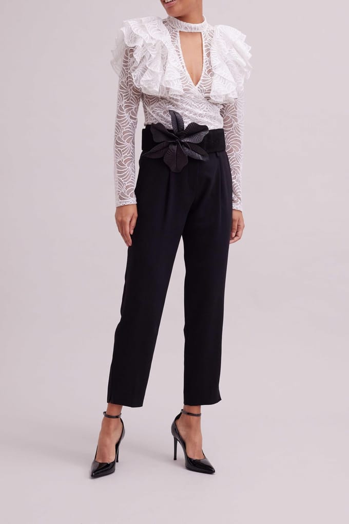 Anne Fontaine Faience White Größe: 36 | Longsleeves Outlet | Damen | Weiß