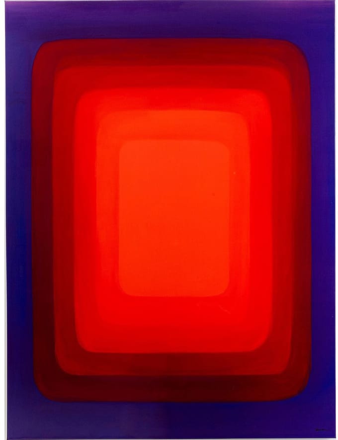 Schilderij Tendency 120x160cm rood Kare Design