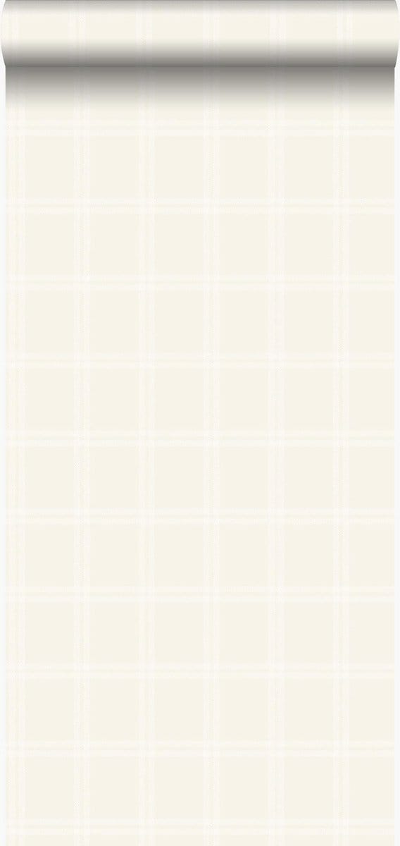 Origin Wallcoverings behang ruiten wit - 53 cm x 10.05 m - 346820